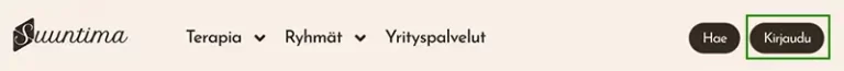 Valitse Kirjaudu sivuston valikon vierestä.